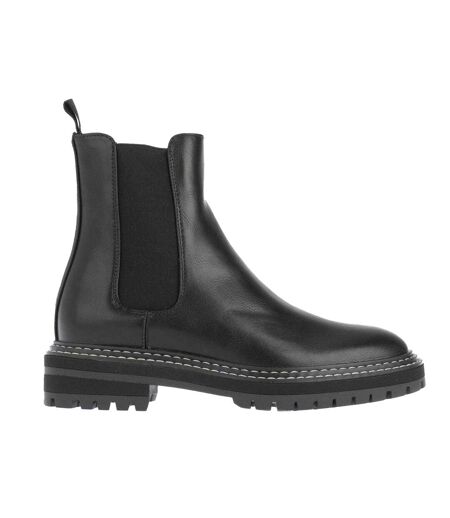 Womens/ladies Beth Chelsea Boots Black Only