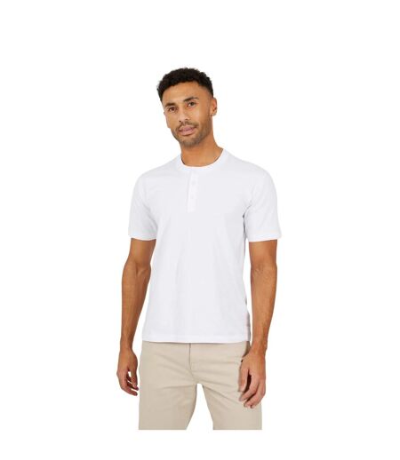 Polo Manches Courtes Homme Blanc Brave Soul