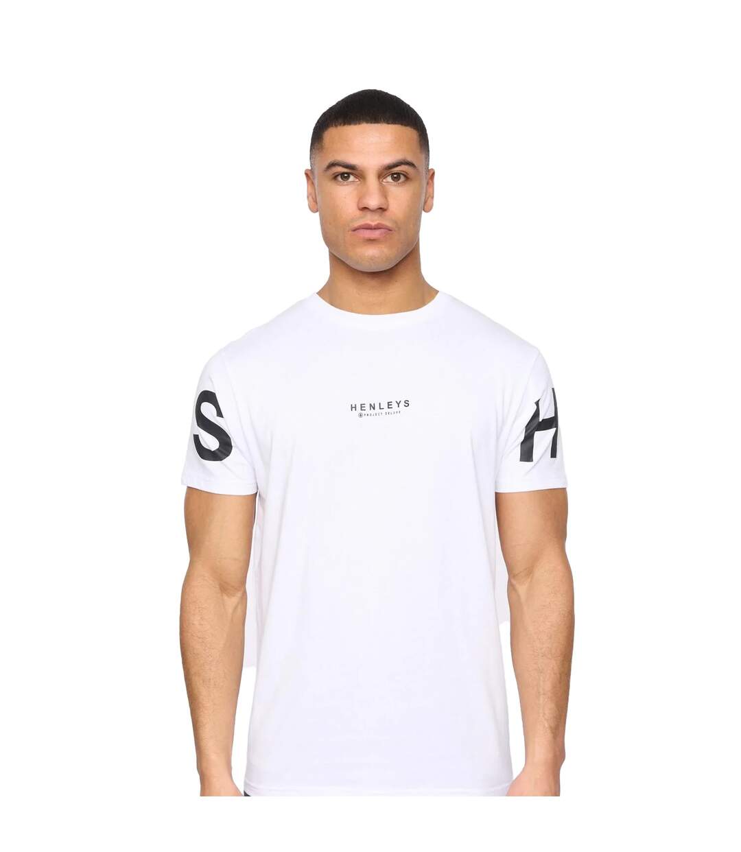 Pack Of 5  Mens Hensleeve T-shirt  Black White Light Beige Blue Navy Henleys-3