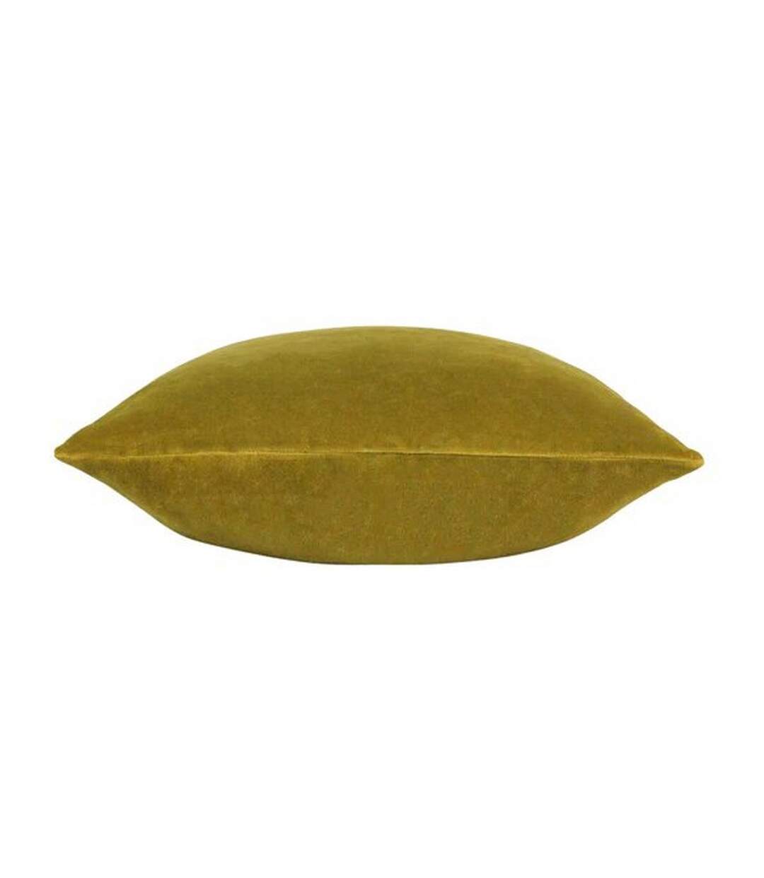 Solo velvet square cushion cover one size olive Furn