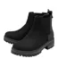 Womens/ladies Prescott Suede Chelsea Boots Black Lotus Shoes-3