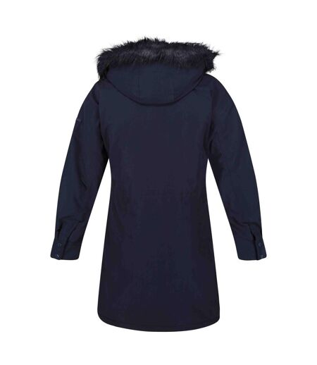 Womens/ladies shiloh faux fur trim parka navy Regatta