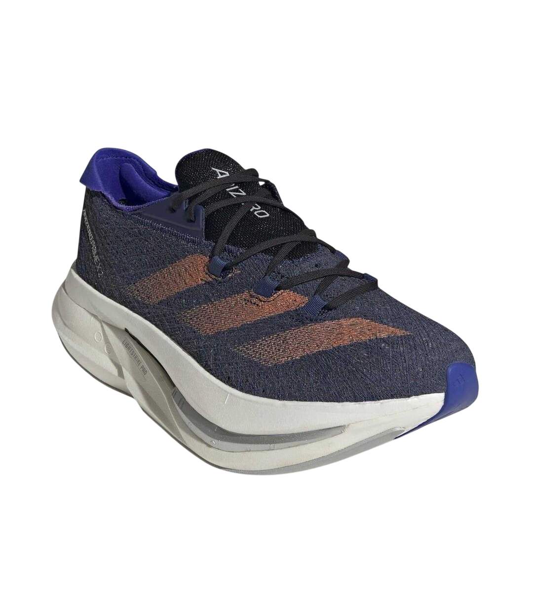 Baskets Motif/style 3 Rayures Adizero Prime S Femme Bleu Foncé Adidas-1