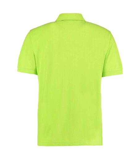 Polo À Manches Courtes Homme Vert Citron Kustom Kit