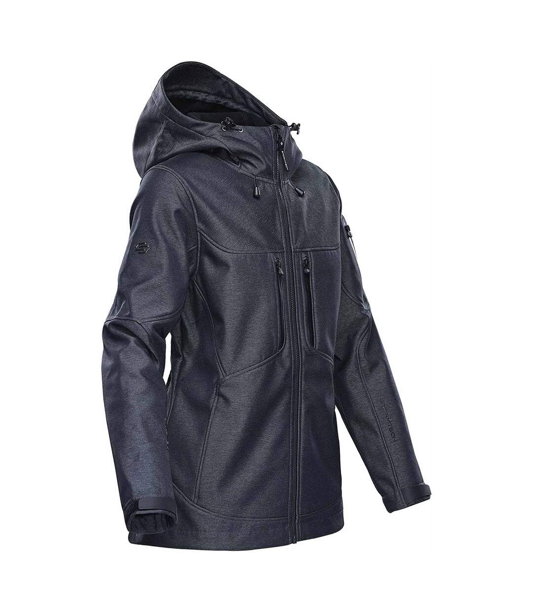 Womens/ladies Epsilon 2 Twill Soft Shell Jacket Charcoal Stormtech-3