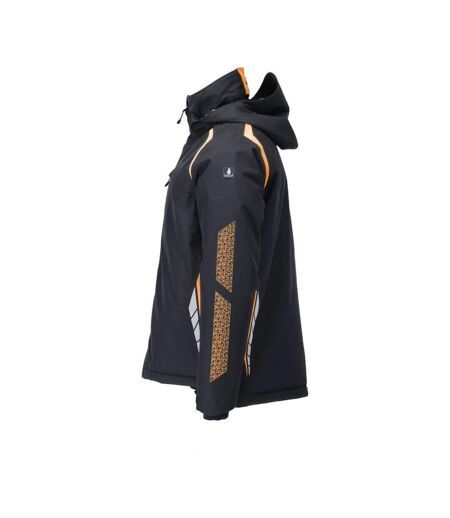 Mens Accelerate Safe Jacket Dark Navy Hi Vis Orange Mascot