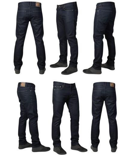 Jean Slim Fit Bleu Classique Homme - 5 Poches - Taille Basse