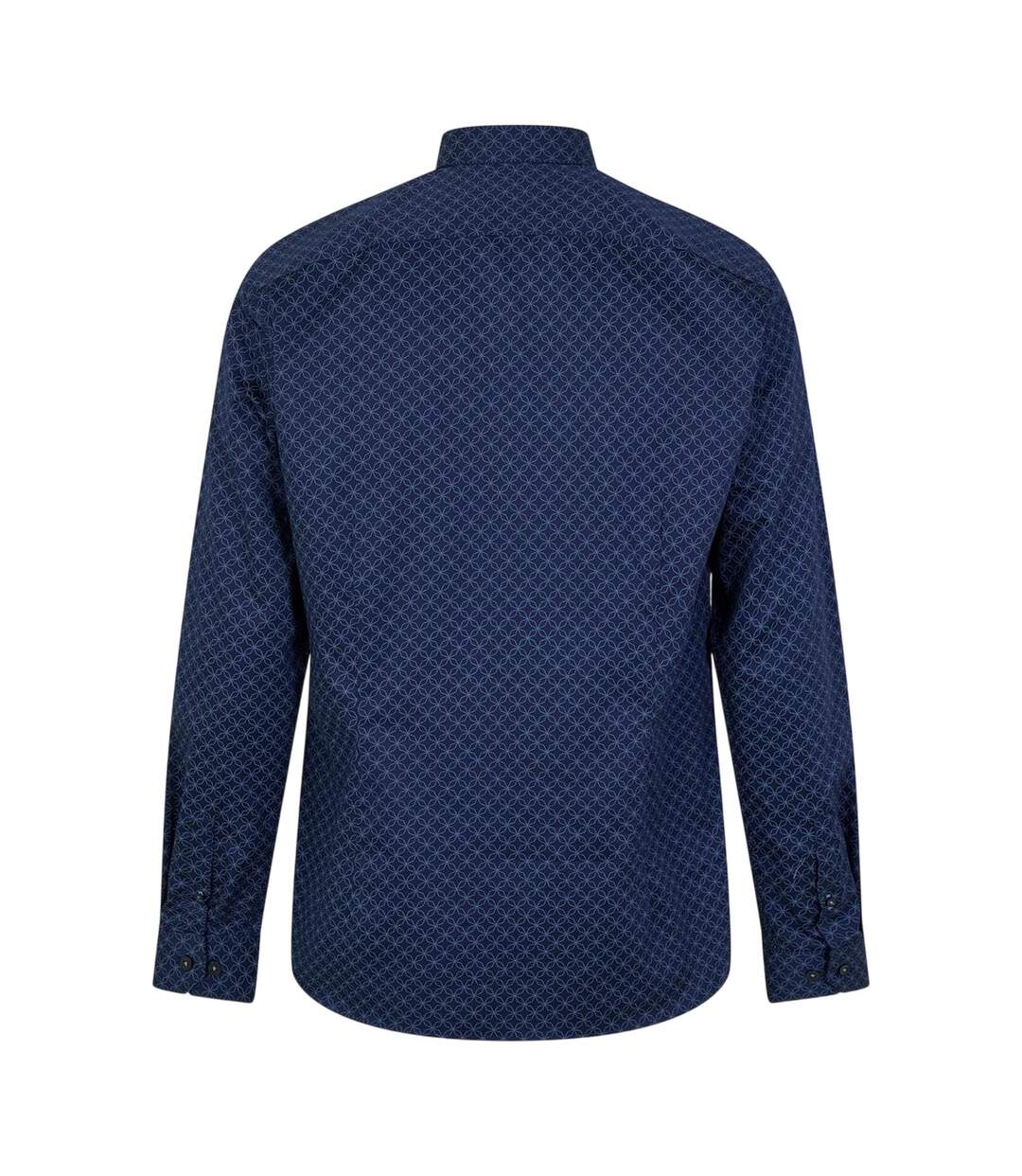 Chemise Habillée Motif/style Géométrique Homme Bleu Marine Ted Baker-3