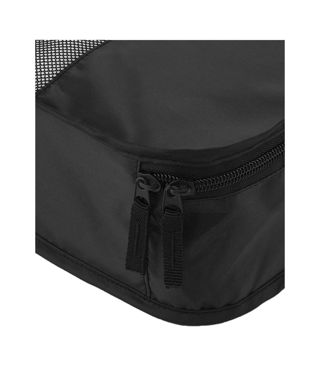 Lot De 3  Ensemble De Cubes De Rangement Pour Bagages Motif/style Maille Escape Noir Bagbase-2