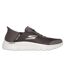 Mens go walk hands up slip-on trainers brown Skechers