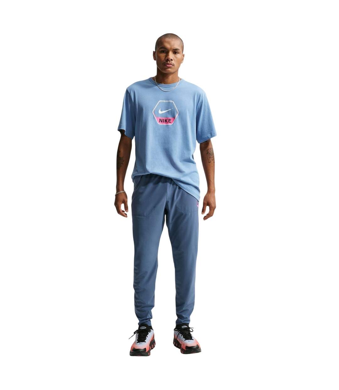 T-shirt Sportswear Club Homme Bleu Nike-4