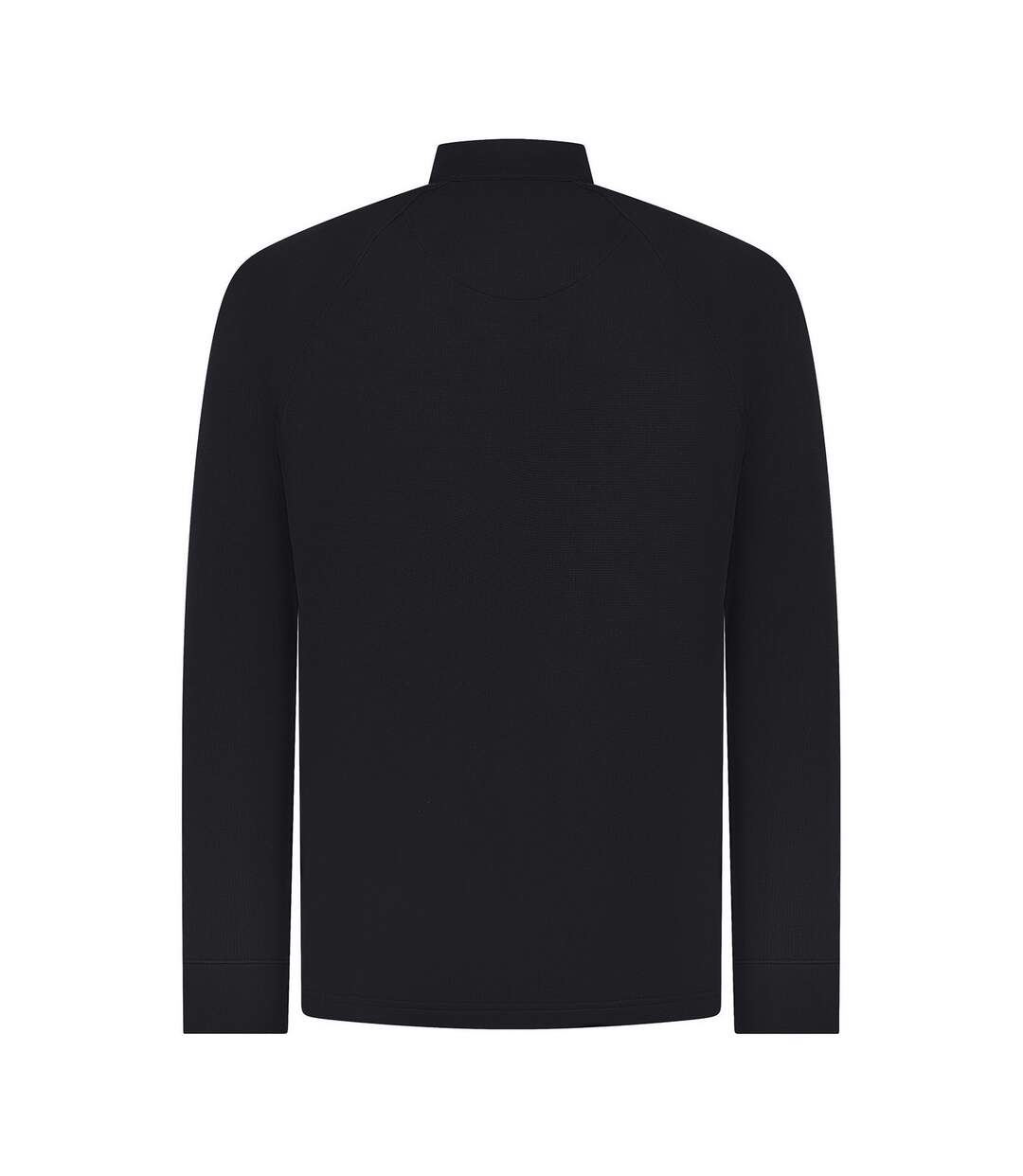 Mens zip neck top black Henbury