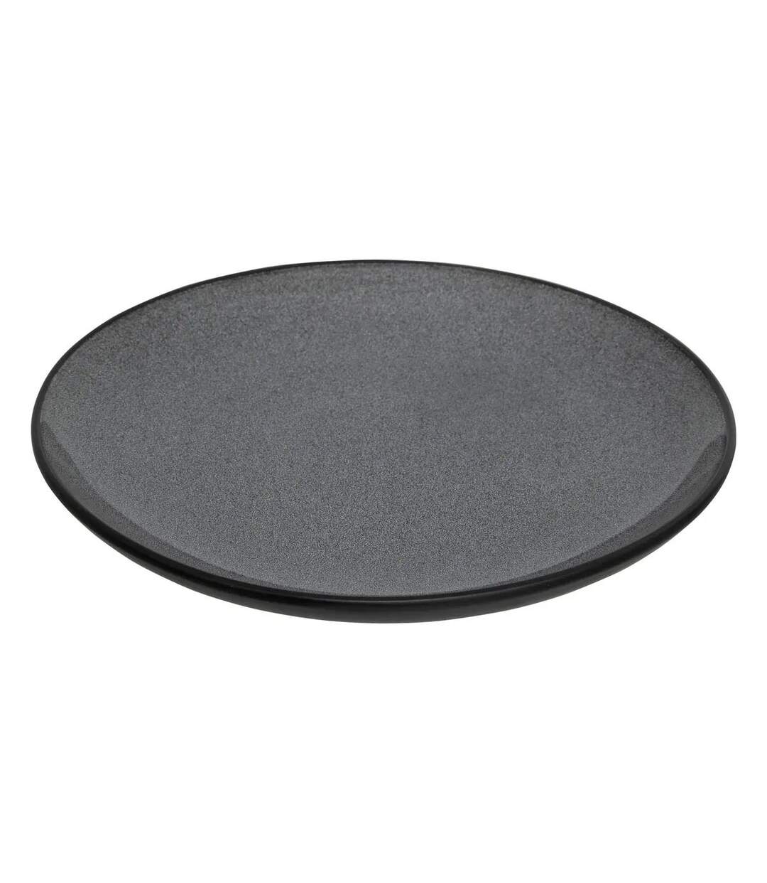 Lot de 6 Assiettes Plates Diane 27cm Gris Foncé-2