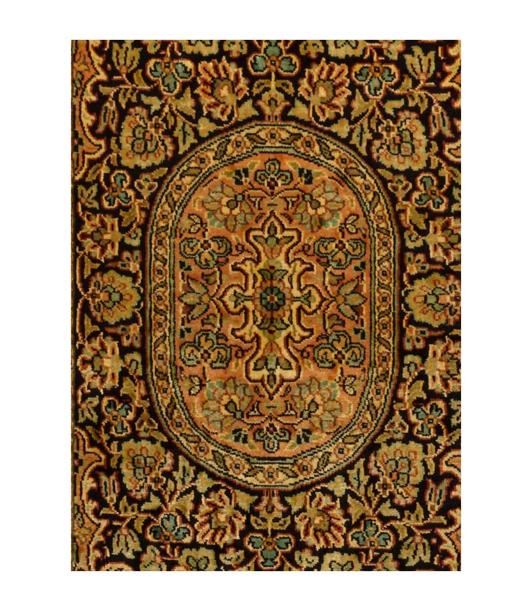 Authentique tapis d'Orient fait main en rayonne CACHEMIR A-3