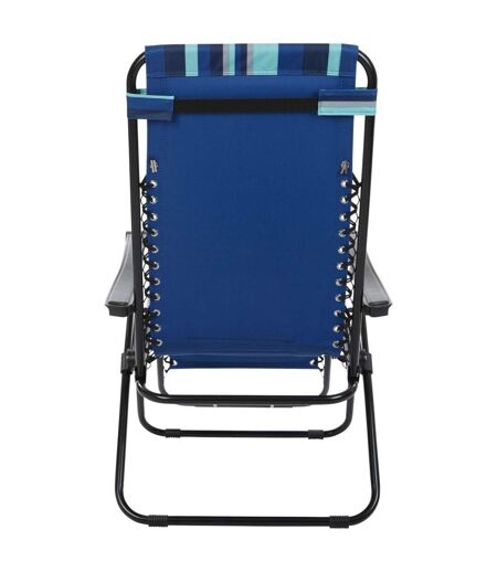 Trespass Glentilt Reclining Garden Chair/Recliner (Blue Stripe) (One Size) - UTTP584