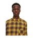 Mens Ermann Regular Long-sleeved Button-down Shirt Mid Yellow Hugo-4