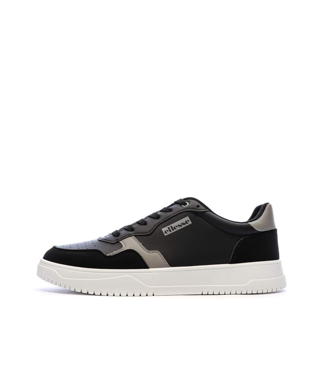 Baskets noires homme ellesse pansit-1