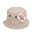 Adults Unisex Washed Denim Brush Hat Stone Generic-1
