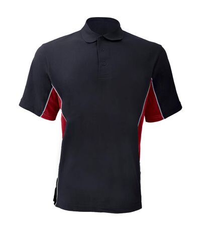 Polo à manches courtes homme bleu marine/rouge/blanc GAMEGEAR