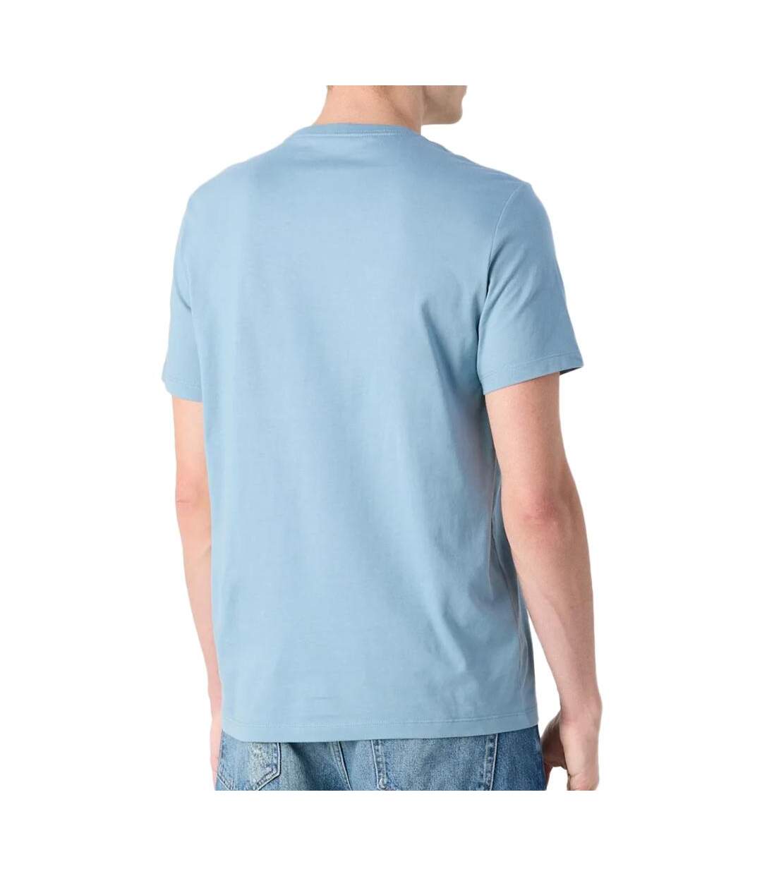 T-Shirt bleu/blanc homme calvin klein jeans lv04rd814g-2