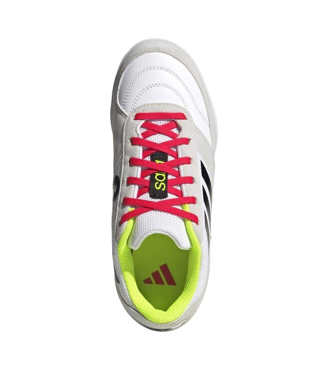 Baskets De Foot En Salle Sala Competition Femme Blanc Noir Vert Adidas-4