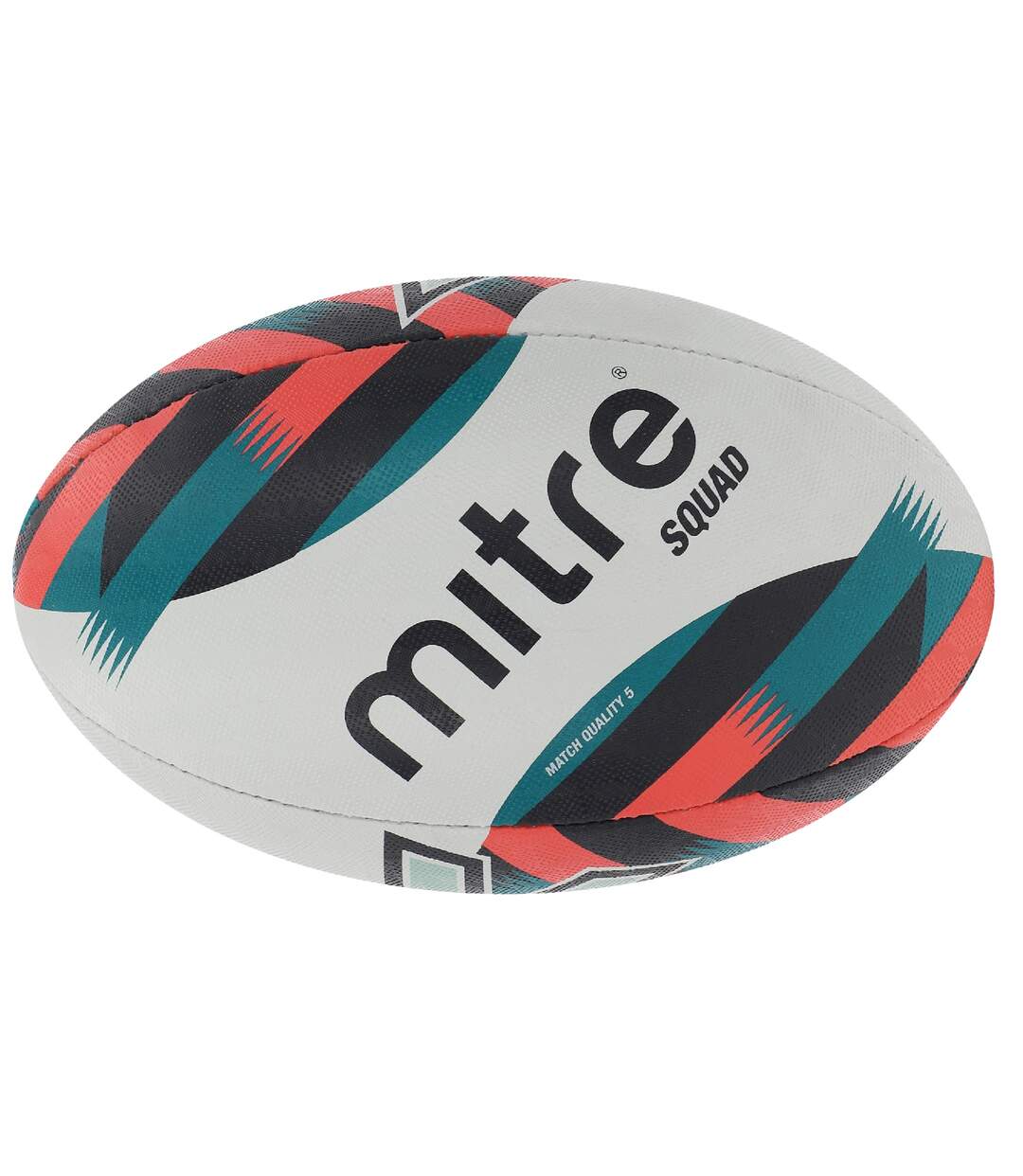 Ballon de rugby squad taille 3 blanc / rouge / bleu Mitre-1