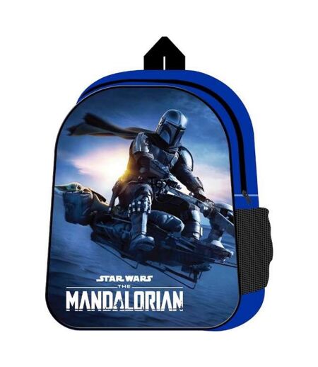 Star Wars: The Mandalorian Character Backpack (Blue/Black) (One Size) - UTUT1687