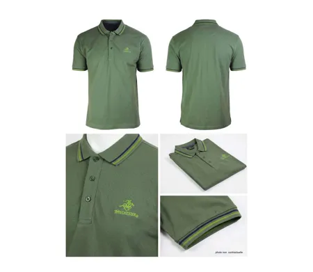 Polo Manches Courtes Homme Winchester Rogan1 Vert Olive