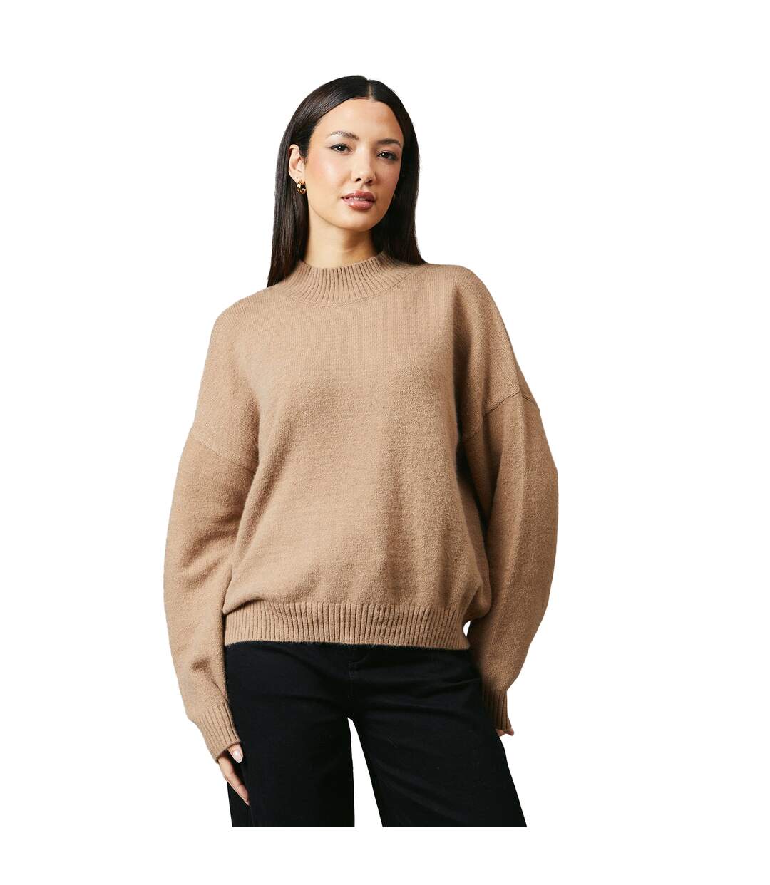 Pull femme kaki Principles