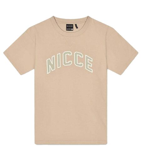 T-shirt Gardien De But Motif/style Lettrage Homme Gris Beige Gris Nicce