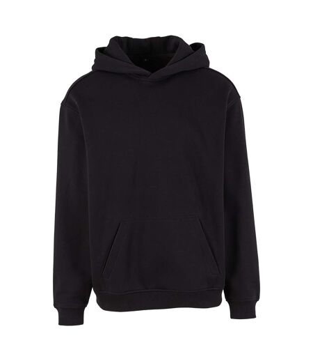 Mens Loose Fit Hoodie Black Build Your Brand