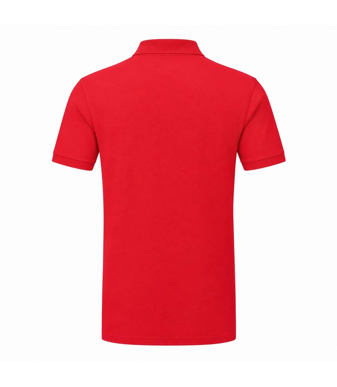 Polo Manches Courtes Motif/style Texturé Homme Rouge Orange TriDri-2