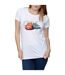 Disney - T-shirt CARS LIGHTNING VS STORM - Femme (Blanc) - UTBI13924-3