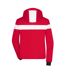Veste Wintersport Homme Rouge Clair Blanc Noir James And Nicholson-2