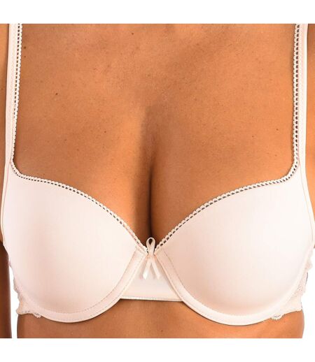 Microfiber bra with underwire and cup for women, ADELA model. Firm support, softness and everyday comfort.