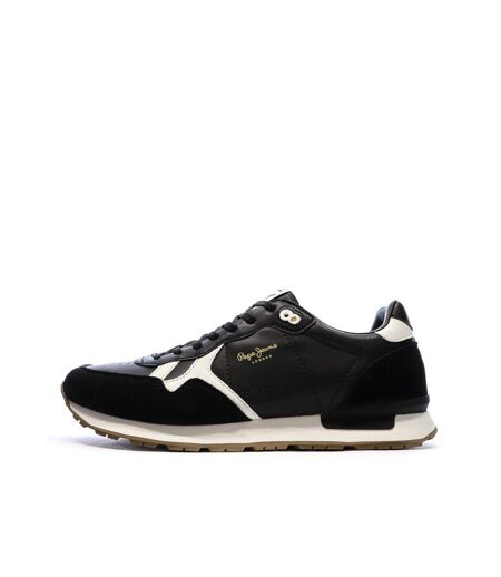 Baskets noir homme pepe jeans brit supra