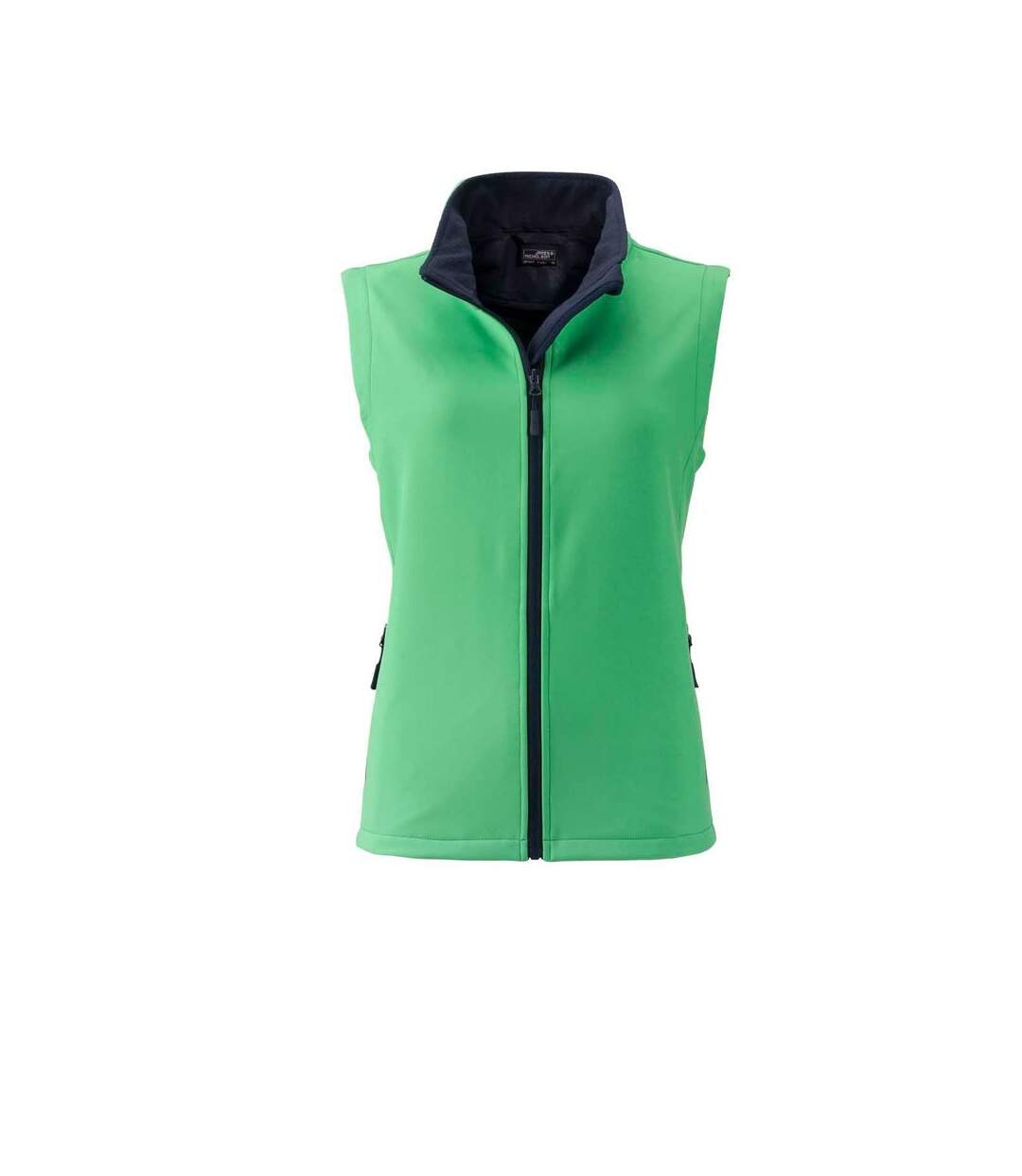 Gilet sans manches micropolaire softshell - JN1127 - vert - Femme