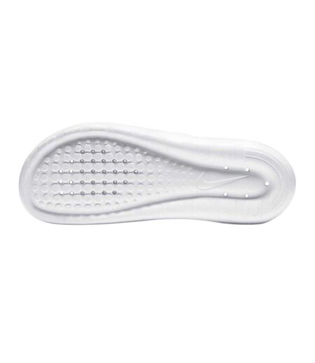 Mens Victori One Swoosh Sliders White Black Nike