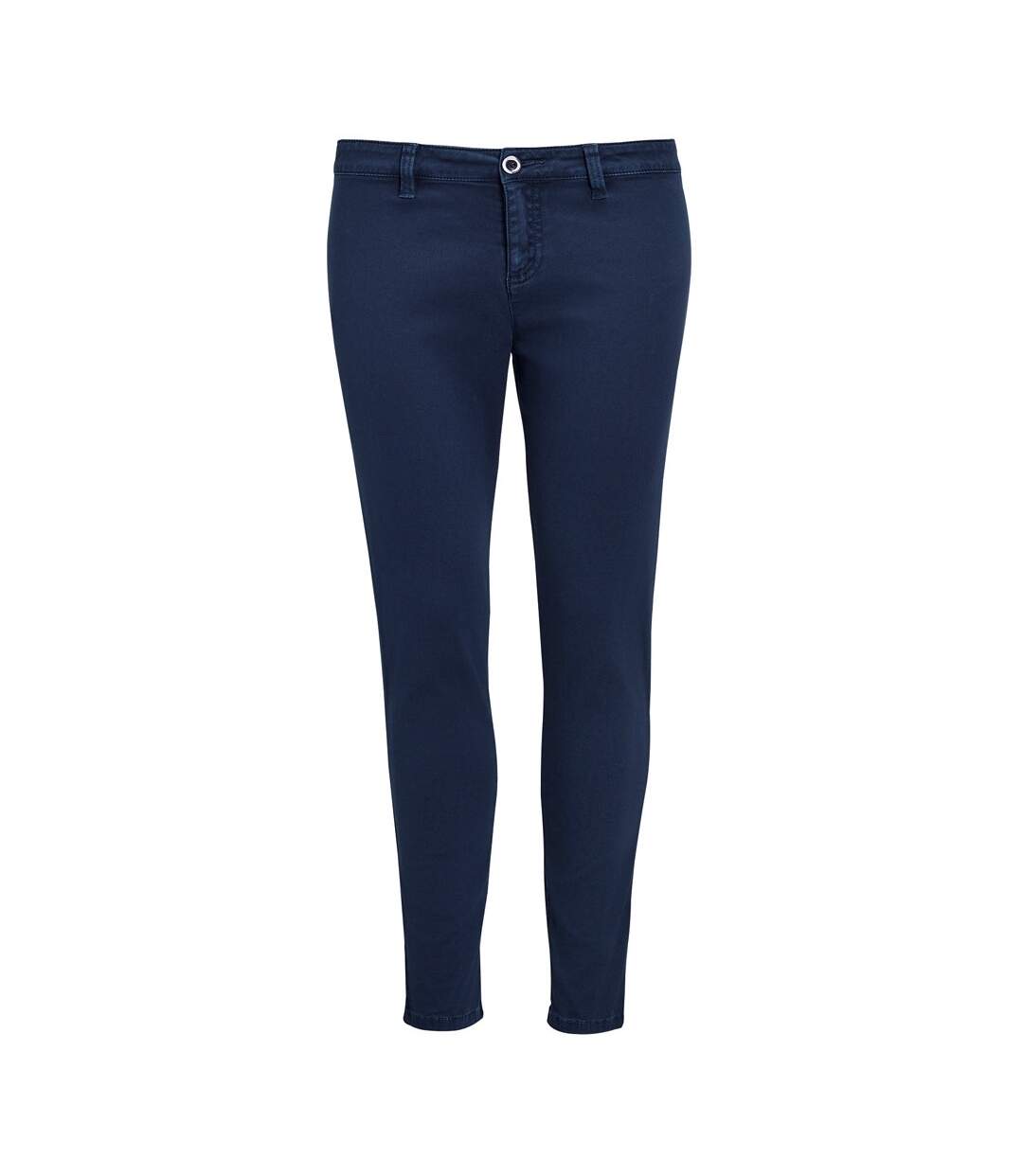 ladies blue chino trousers