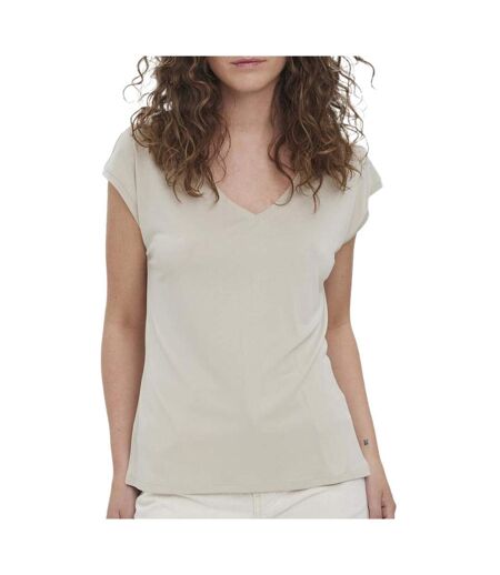 T-shirt beige femme vero moda 10247666