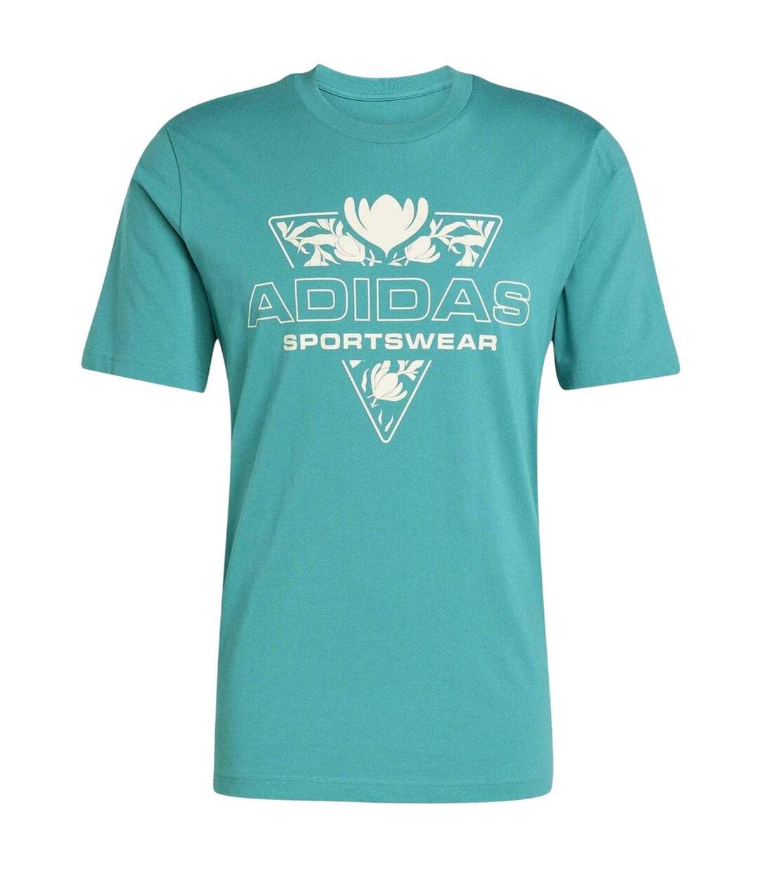 Mens House Of Tiro Sports T-shirt Teal Adidas-2