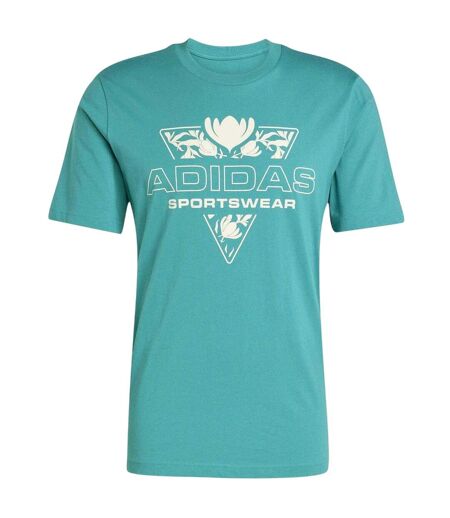 Mens House Of Tiro Sports T-shirt Teal Adidas