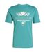 Mens House Of Tiro Sports T-shirt Teal Adidas-2