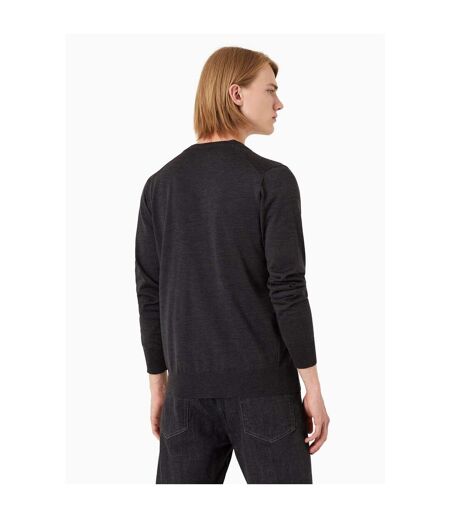 Cardigan Homme Gris Emporio Armani