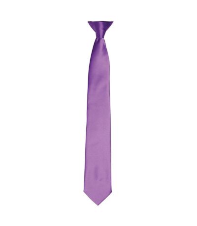 Premier Unisex Adult Satin Tie (Rich Violet) (One Size)