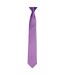 Premier Unisex Adult Satin Tie (Rich Violet) (One Size)