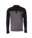 Polo manches longues noir/gris homme rms26 91234-1