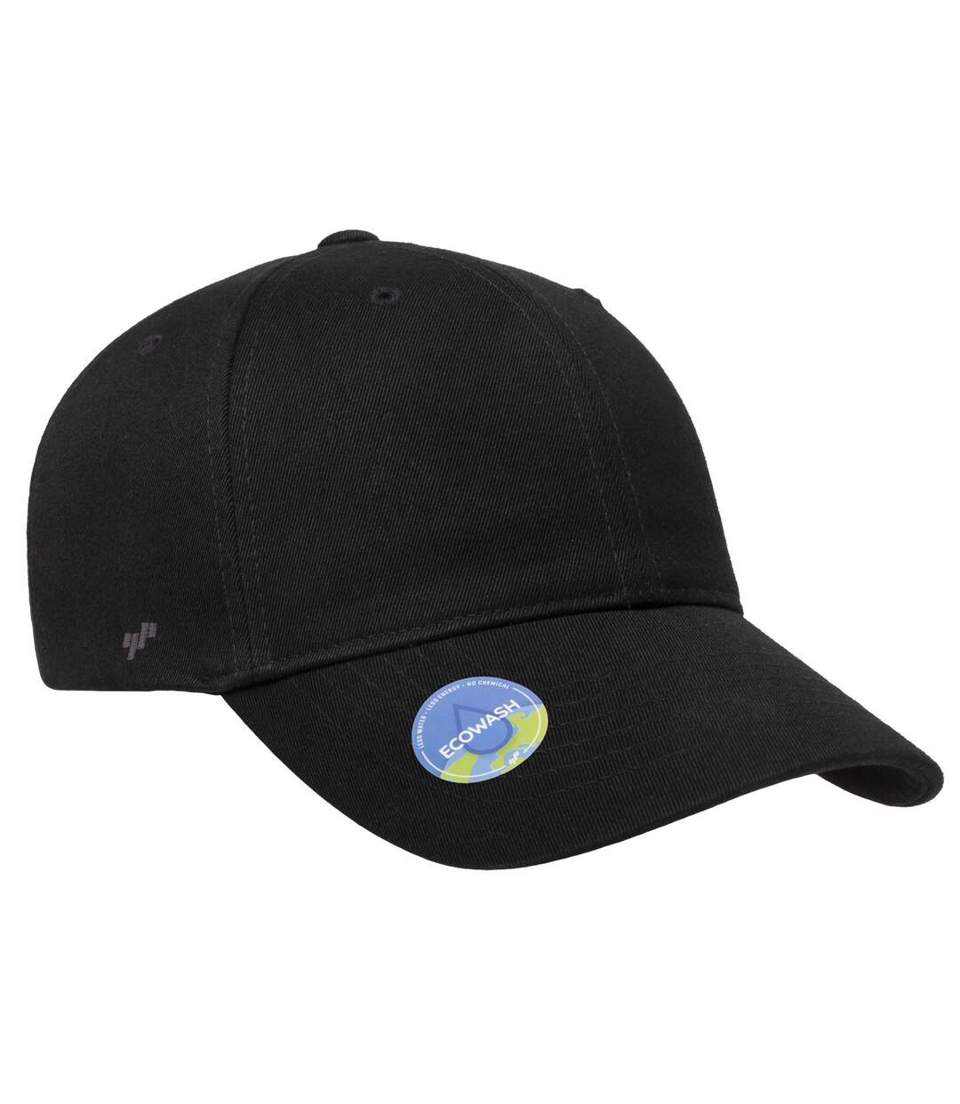 Unisex adult ecowash dad cap black Flexfit-4