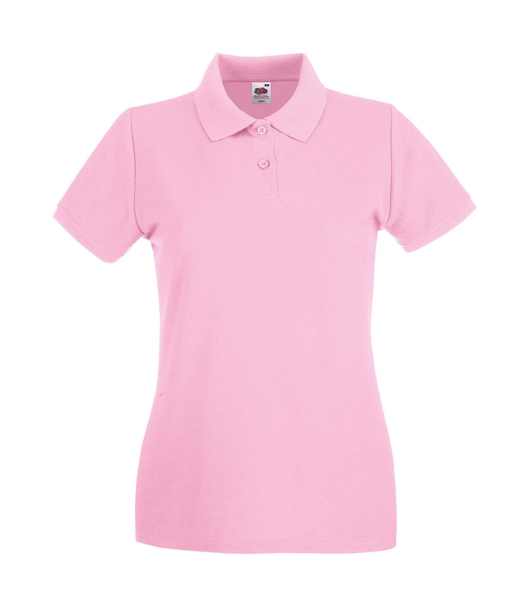 Polo premium femme fuchsia Fruit of the Loom-1