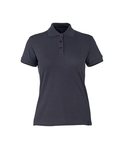 Womens/ladies Crossover Samos Polo Shirt Dark Navy Mascot